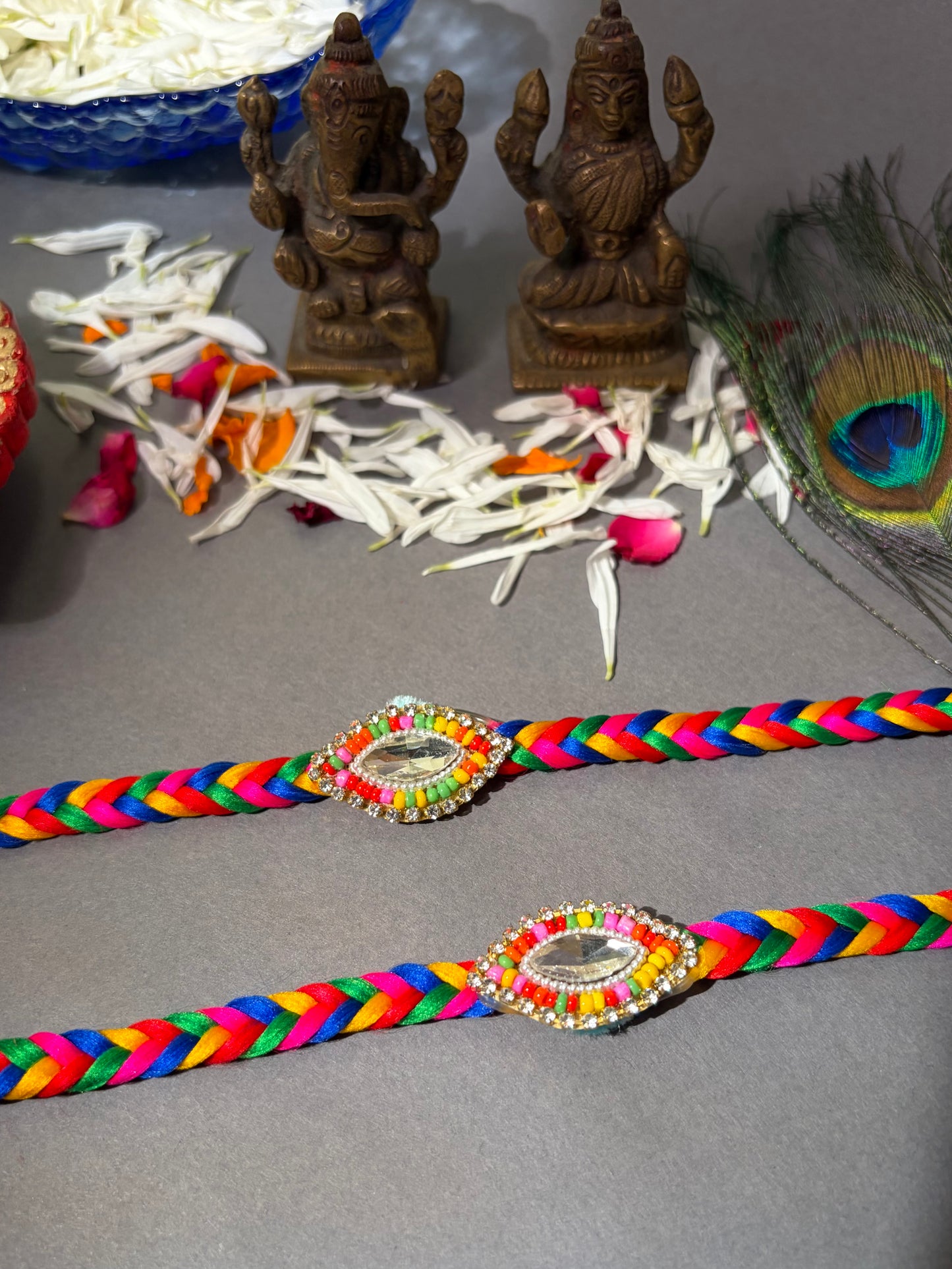 Multicolor Evil Eye Rakhi