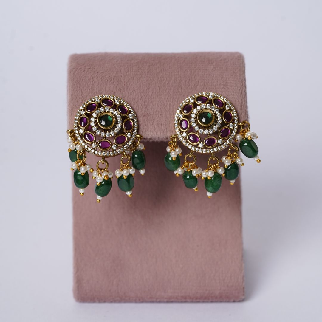 Royal vintage Emerald ruby Polki Heritage Choker