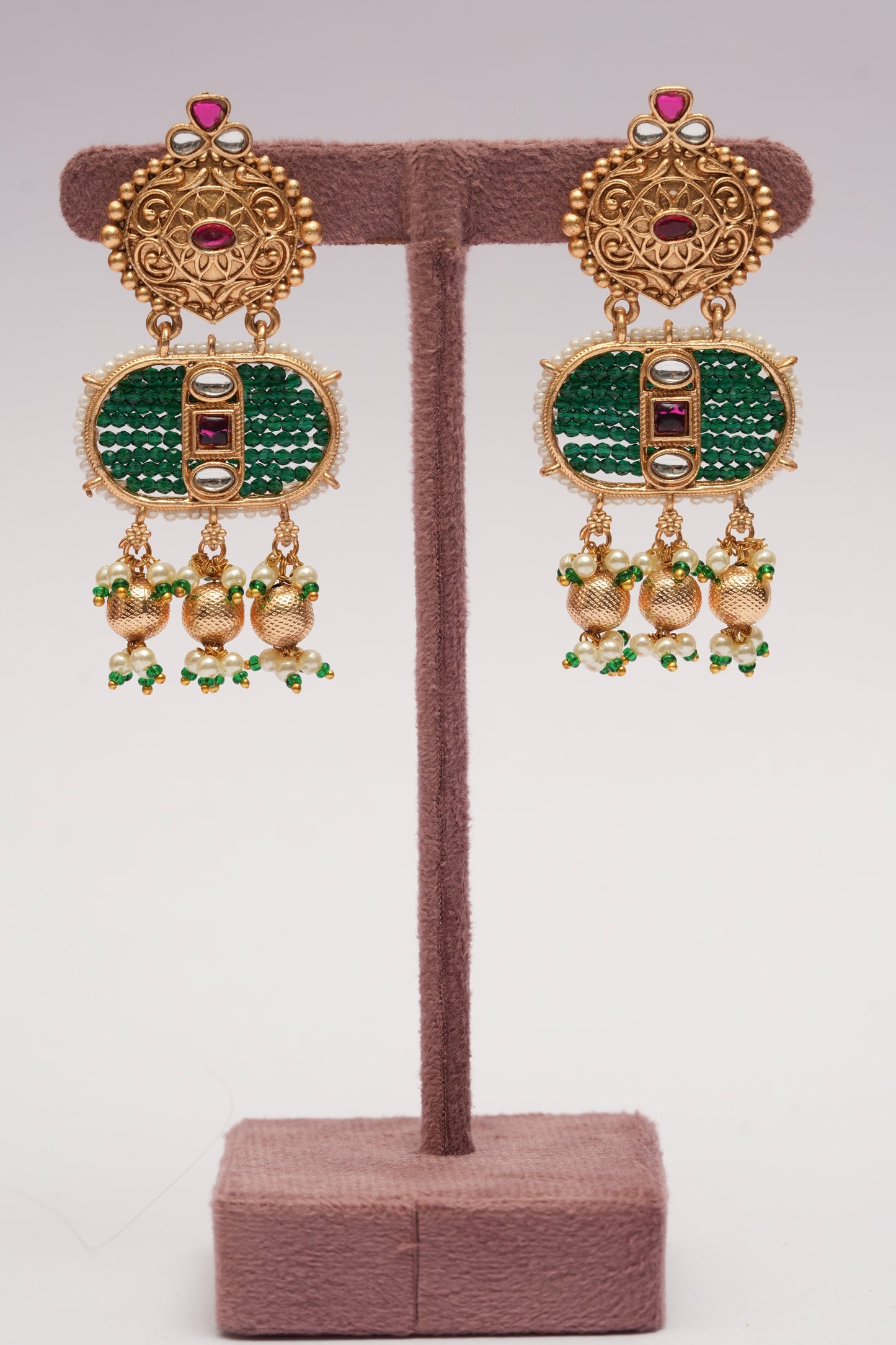 Kundan Heritage Long Necklace Set