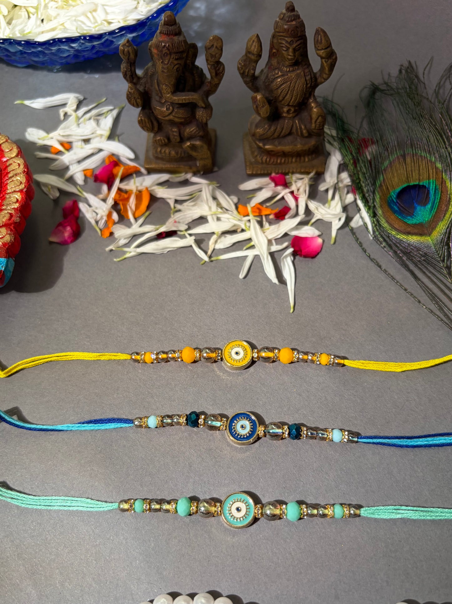 Minimal Evil Eye Rakhi