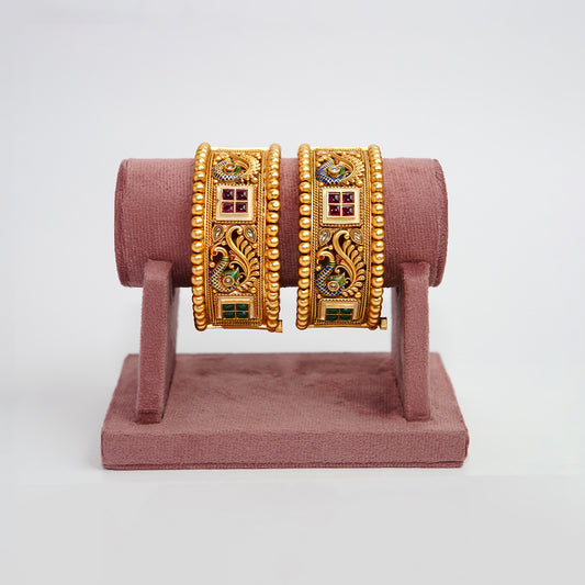 Peacock Designer Kada