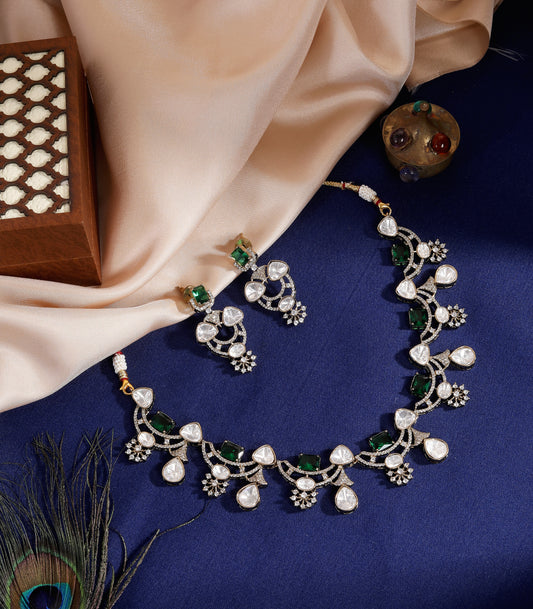 Emerald & Polki Necklace