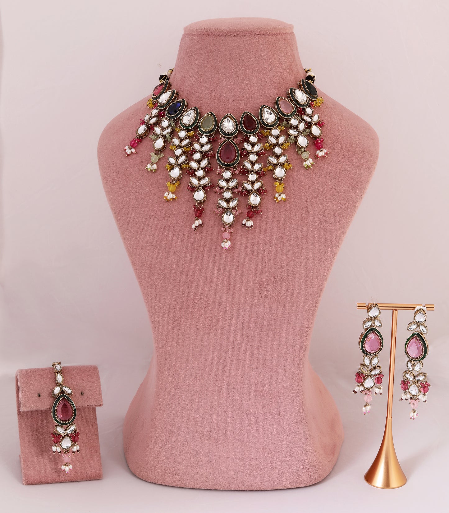 Multicolor Statement Festival Necklace