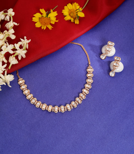 Classic Polki Chain Necklace
