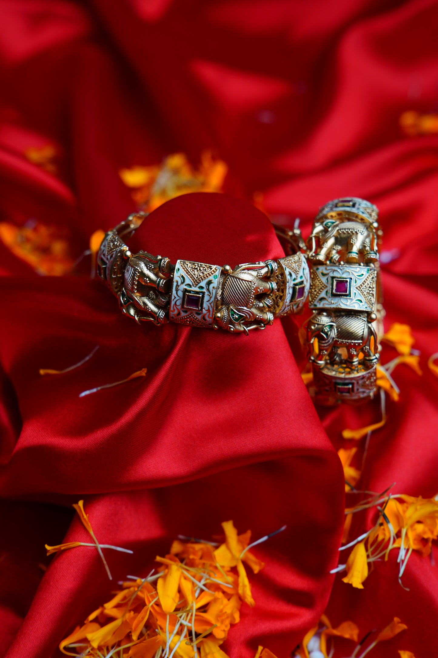 Elephant Motif Bangle