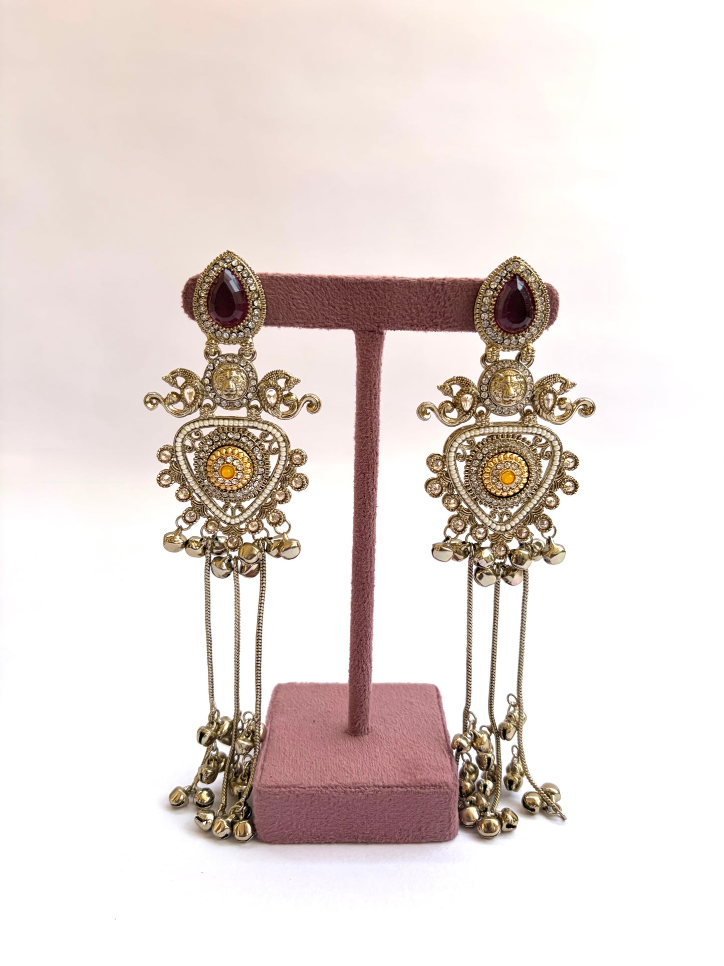 Sabyasachi Inspired Kashmiri Long Earrings