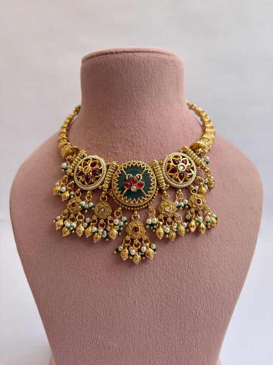 Heritage Collar Necklace Maat Gold Finish