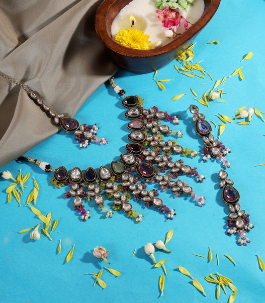 Multicolor Statement Festival Necklace