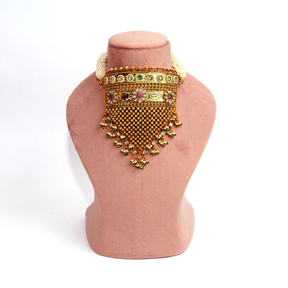 Jadau Aad Necklace Set