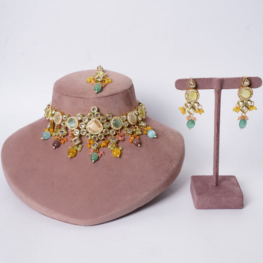 Royal Carnival Multi-Gem Choker Set