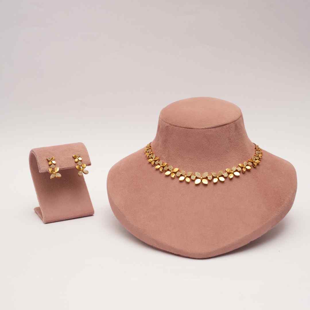 Floral Victorian Diamond Necklace