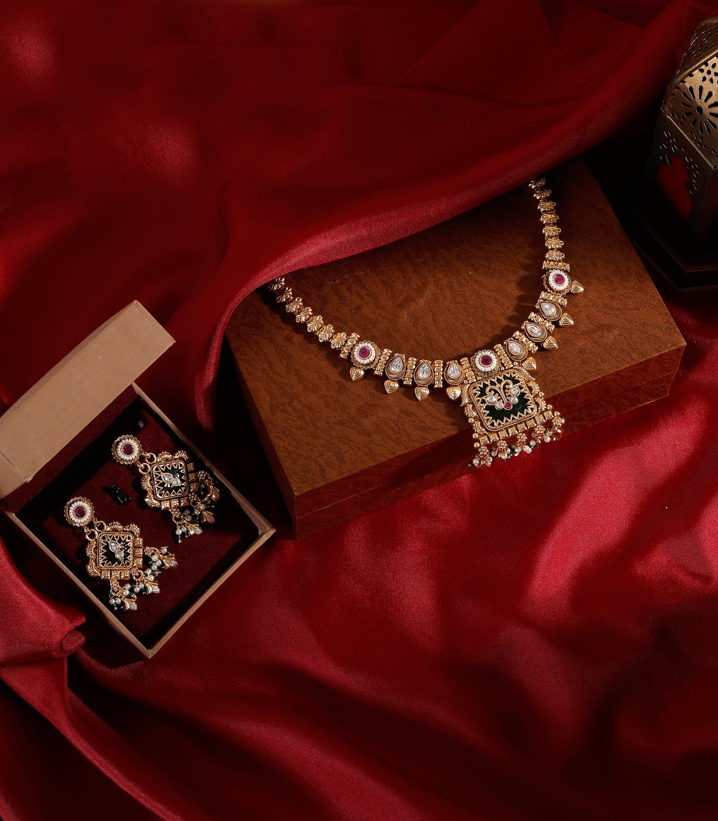Temple Style Pendant Necklace