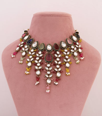 Multicolor Statement Festival Necklace