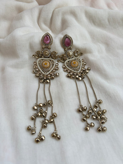 Sabyasachi Inspired Kashmiri Long Earrings