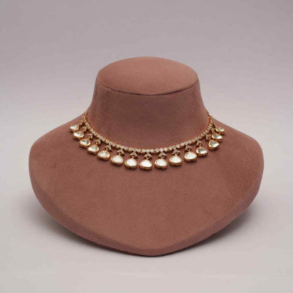 Foil Kundan Cocktail Necklace