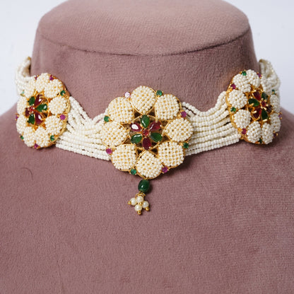 Handcrafted Blossom Choker