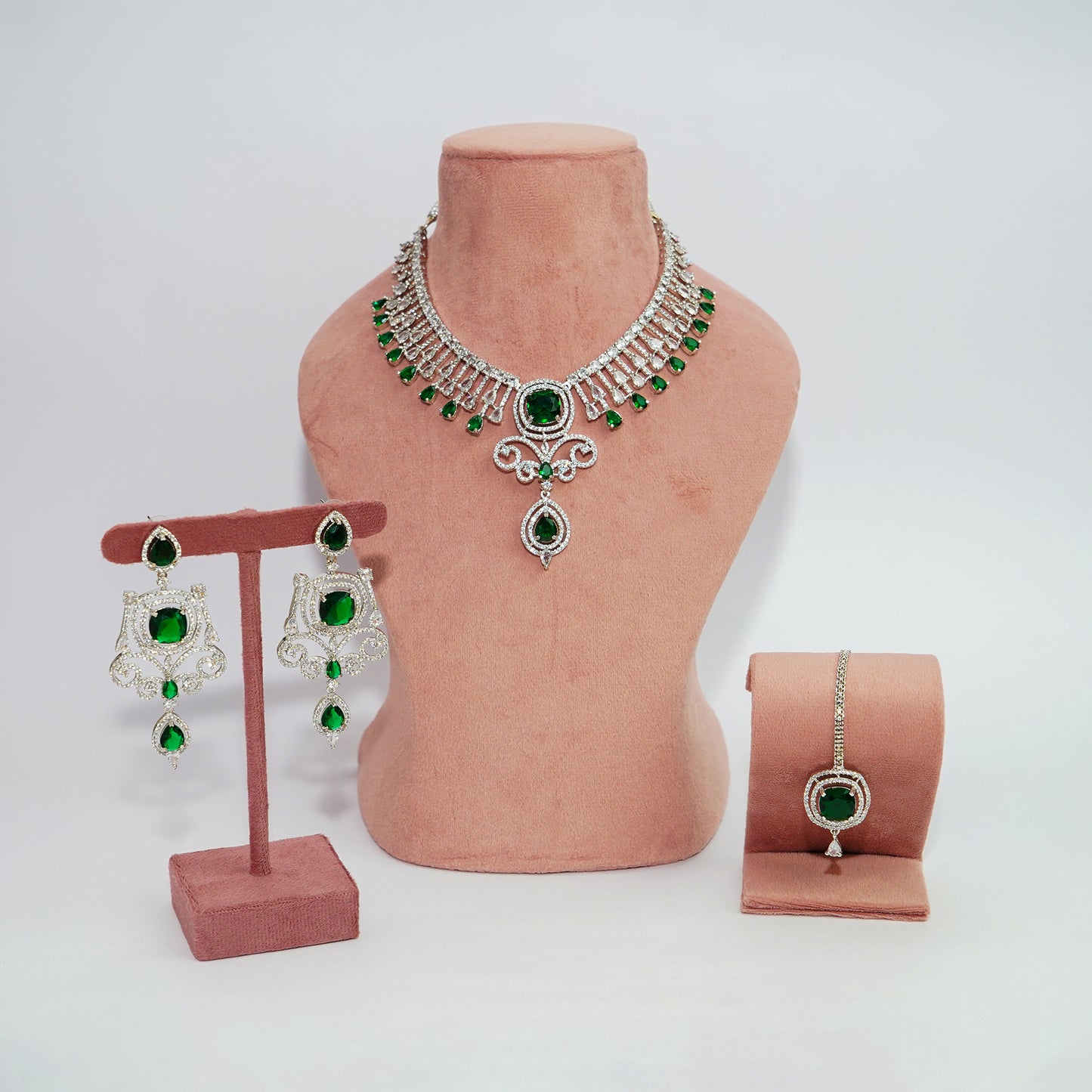 American Diamond Necklace Set