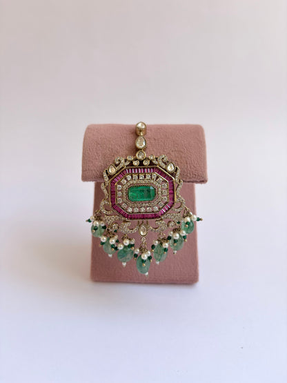 Multi Layer Pearl Moissanite Bridal Necklace