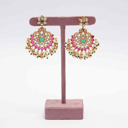 Traditional Heritage Kundan Necklace Set