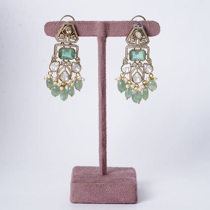 Heritage Kundan Emerald Ruby Hasli