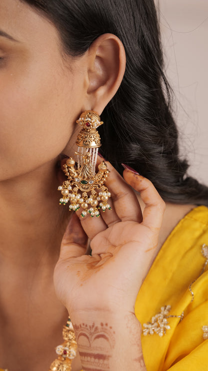 Exclusive Heritage Pearl Mala Long Necklace