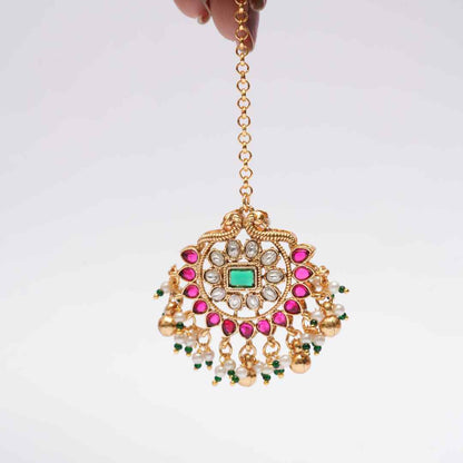 Traditional Heritage Kundan Necklace Set