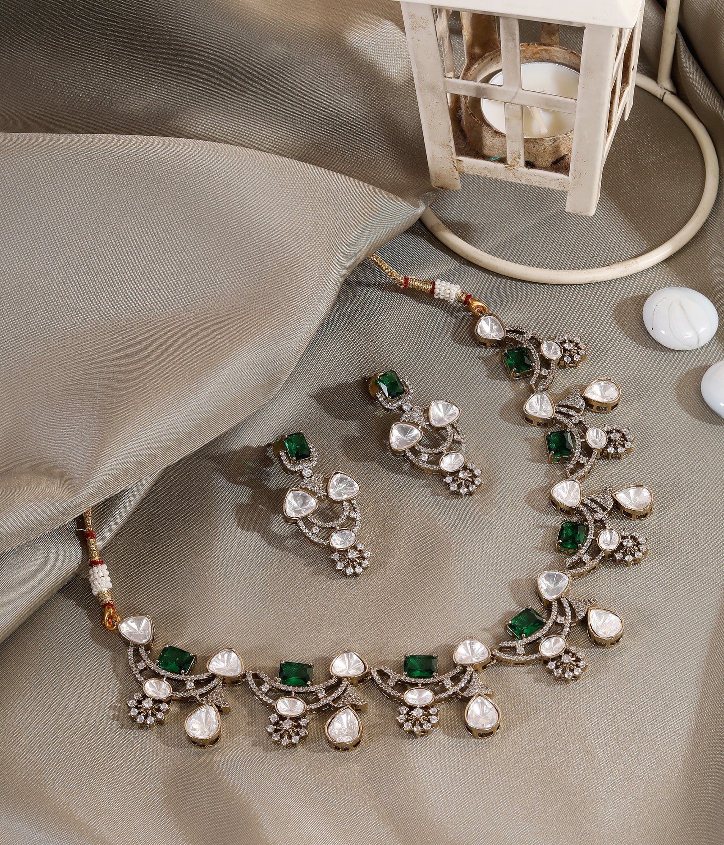 Emerald & Polki Necklace