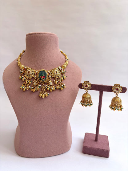 Rajwada Heritage Collar Hasli Necklace
