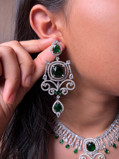 American Diamond Necklace Set