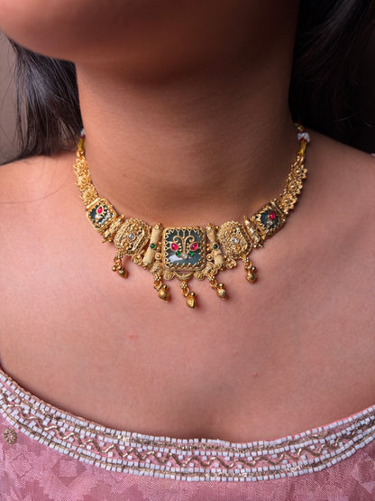 Minimal Heritage Hasli Collar Necklace