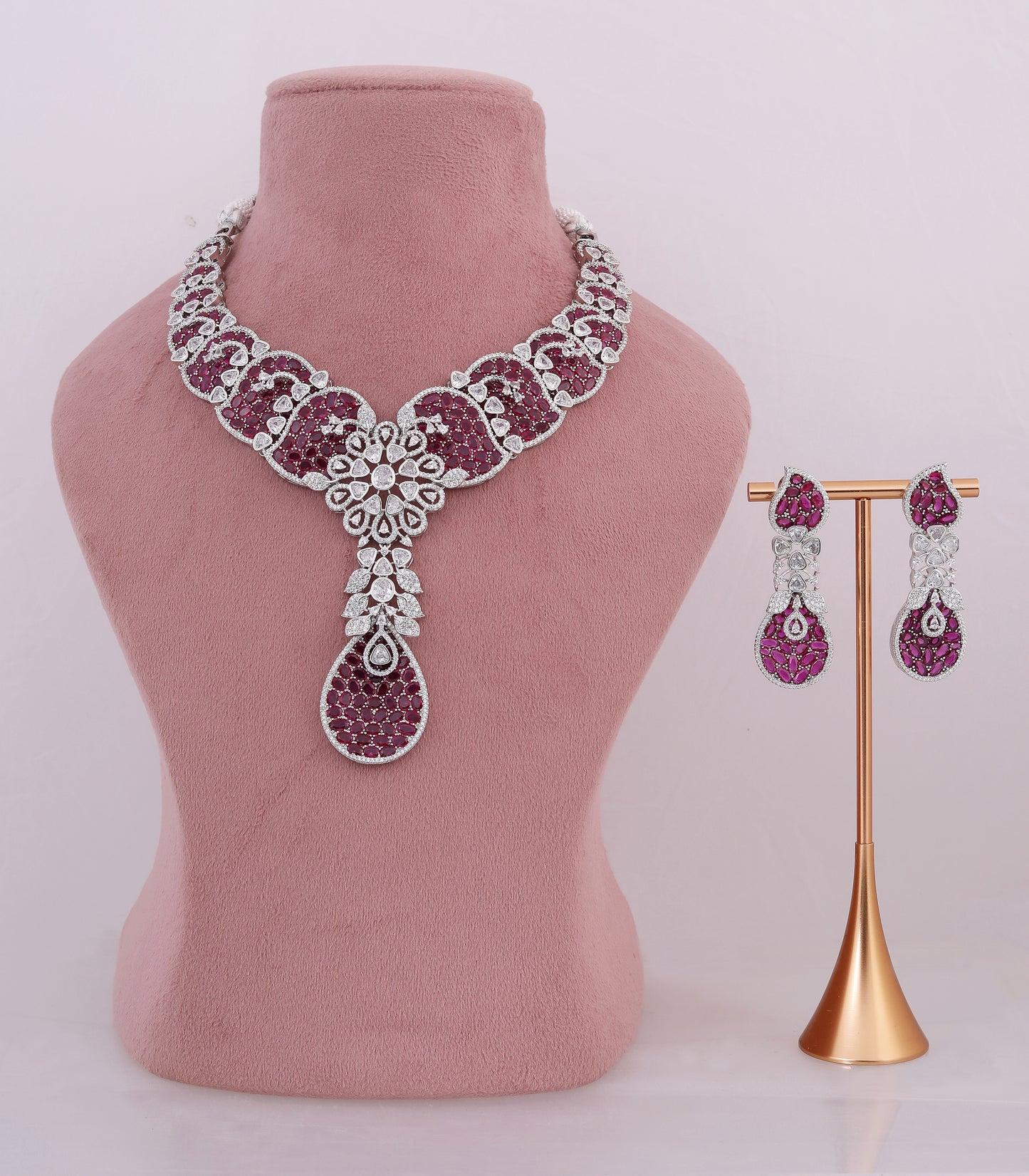 Ruby Statement Necklace