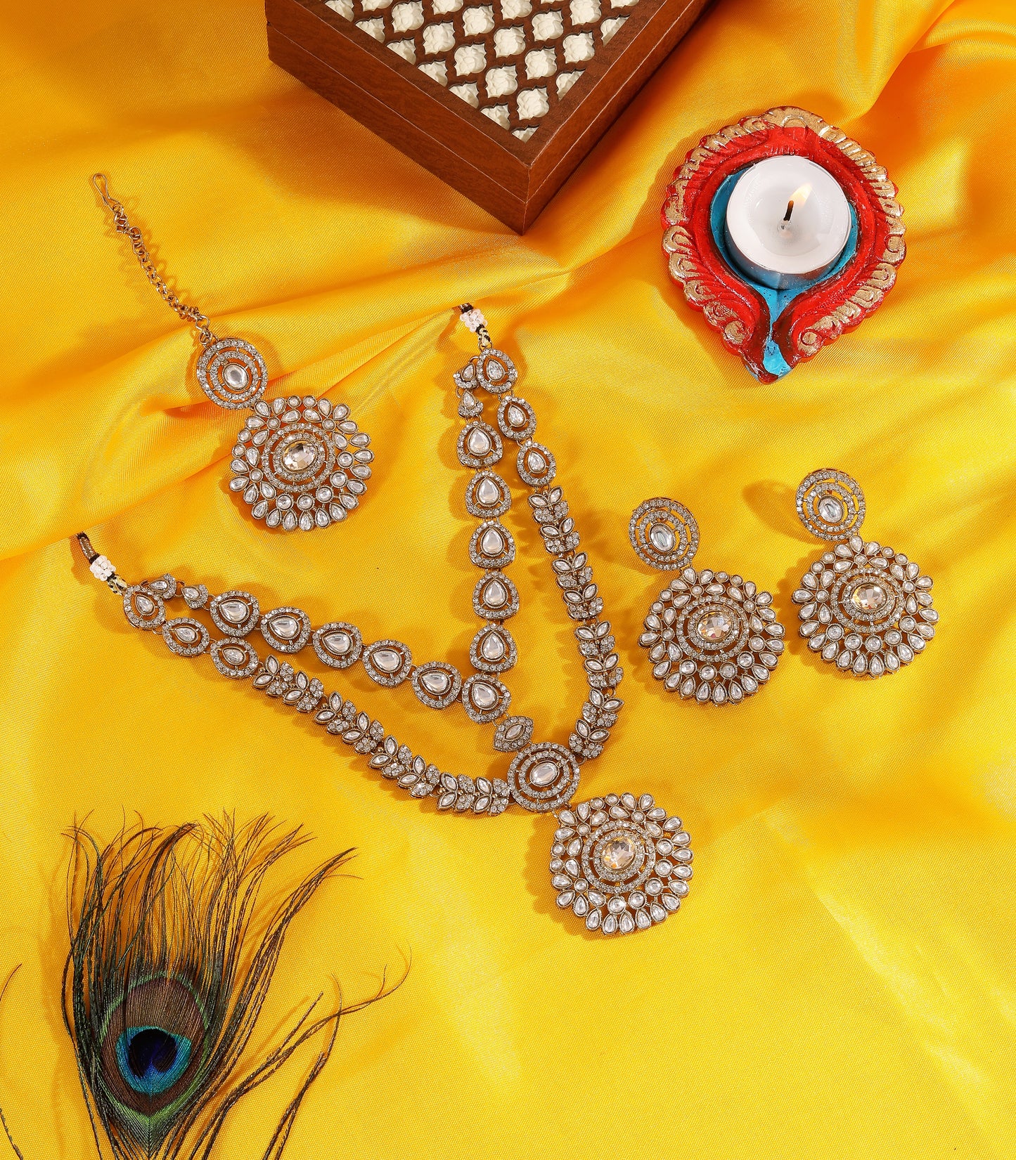 Sabyasachi Dual Layer Kundan Necklace