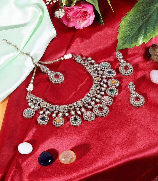Sabyasachi Inspired Kundan Statement Necklace Set