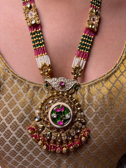 Royal Long Heritage Pearl Mala Necklace