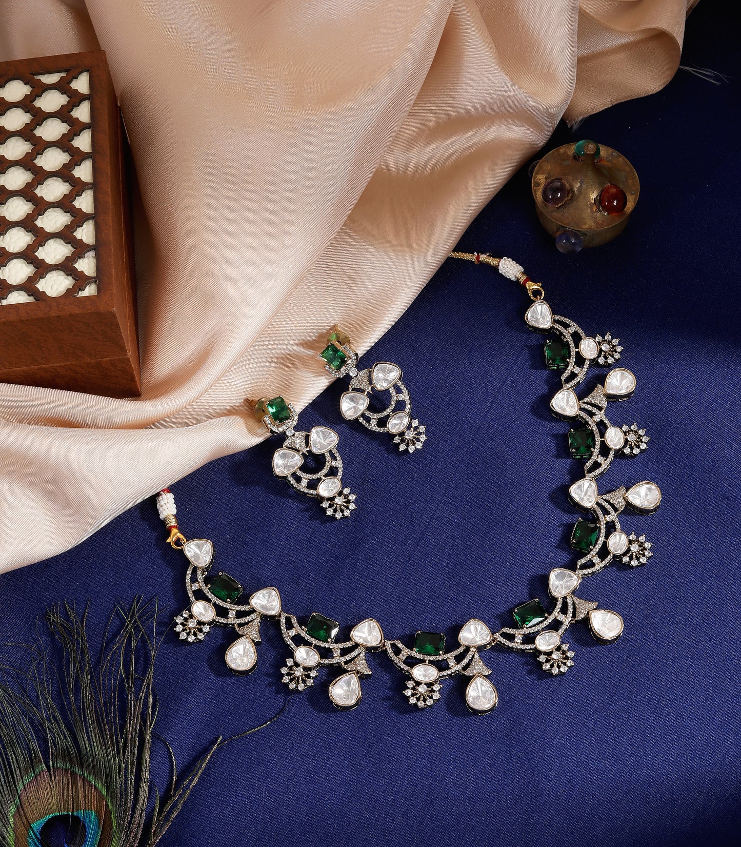 Emerald & Polki Necklace