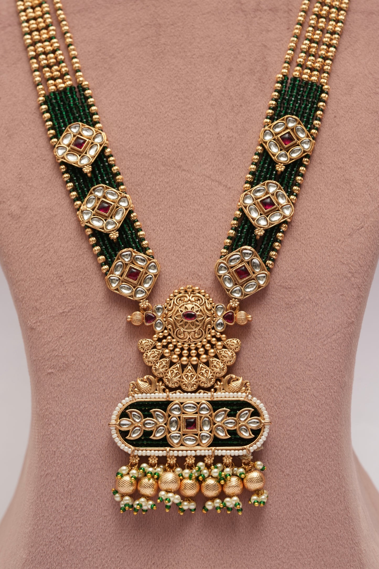 Kundan Heritage Long Necklace Set