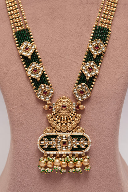 Kundan Heritage Long Necklace Set