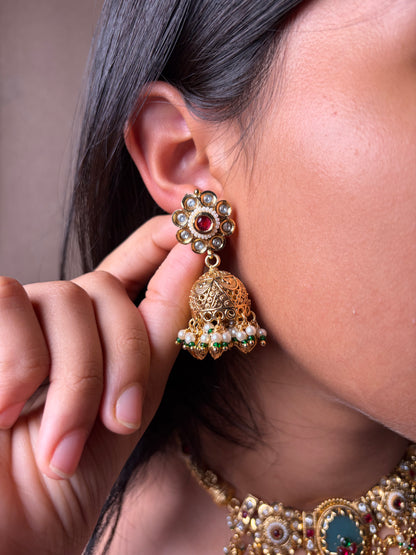 Rajwada Heritage Collar Hasli Necklace