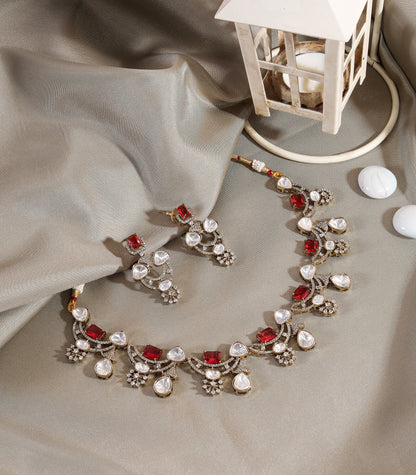 Ruby & Polki Necklace