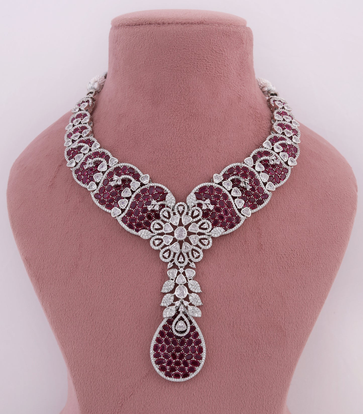 Ruby Statement Necklace