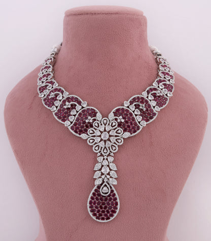 Ruby Statement Necklace