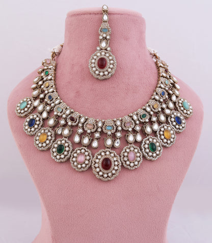 Sabyasachi Inspired Kundan Statement Necklace Set