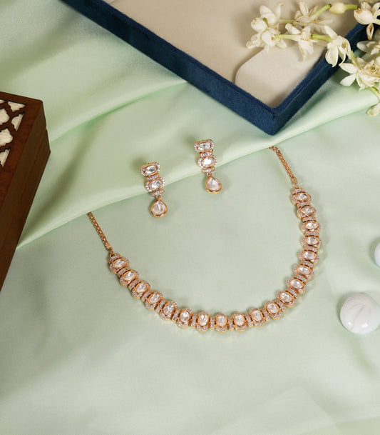 Classic Polki Chain Necklace