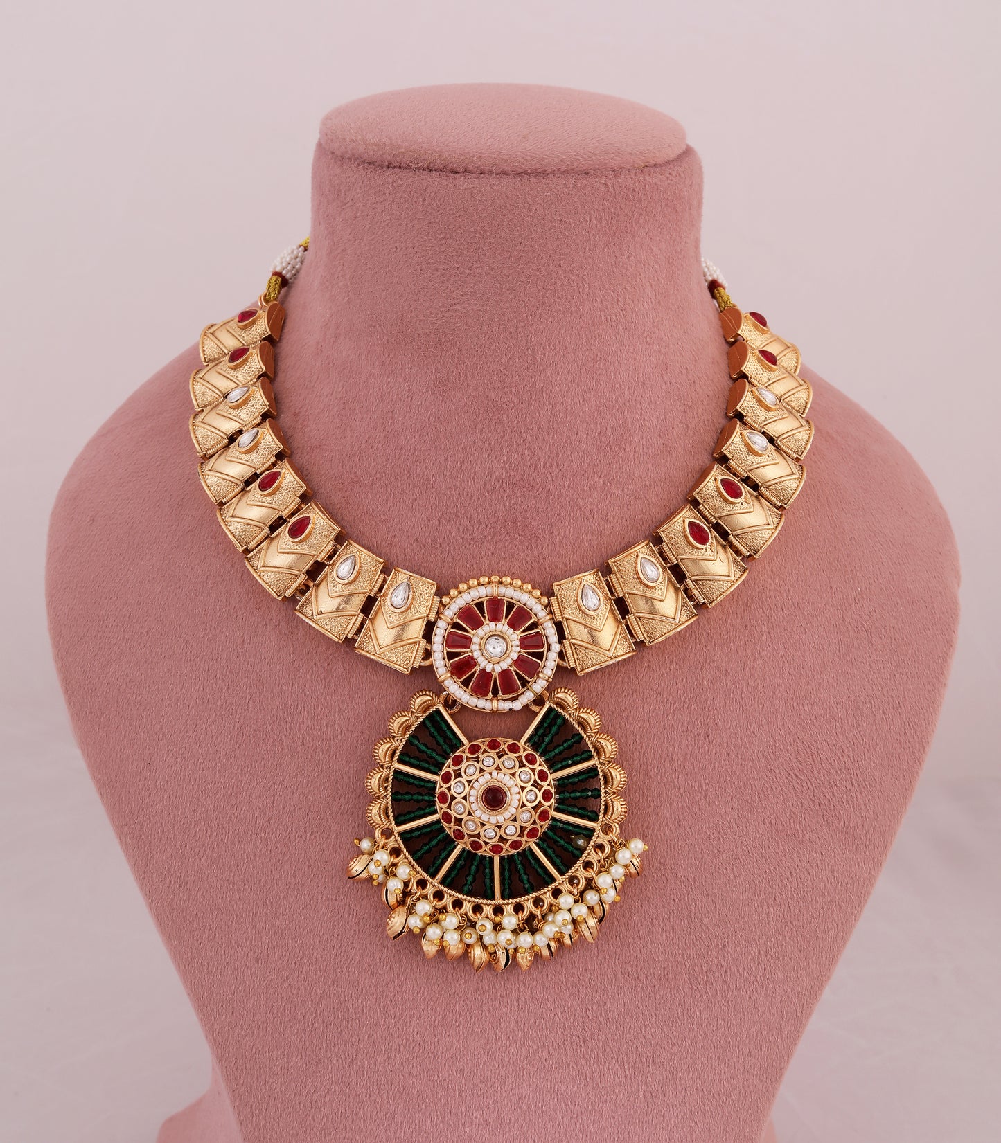 Heritage Kundan Polki Pendant Necklace