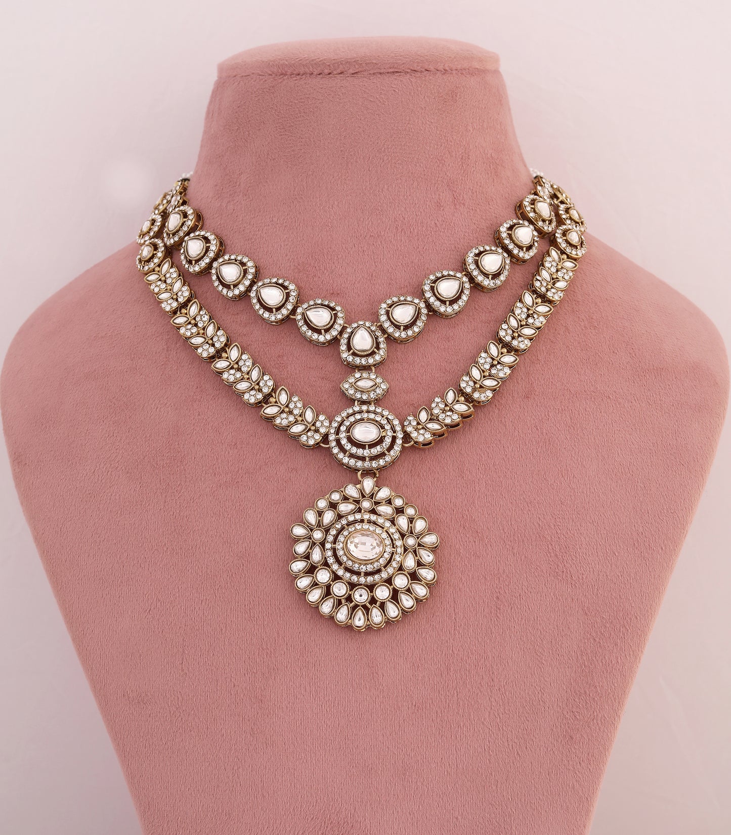 Sabyasachi Dual Layer Kundan Necklace
