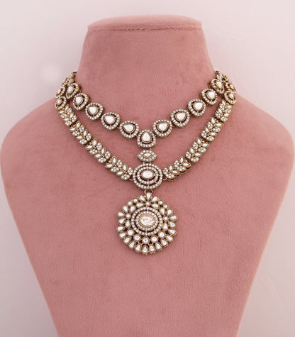 Sabyasachi Dual Layer Kundan Necklace