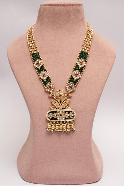 Kundan Heritage Long Necklace Set