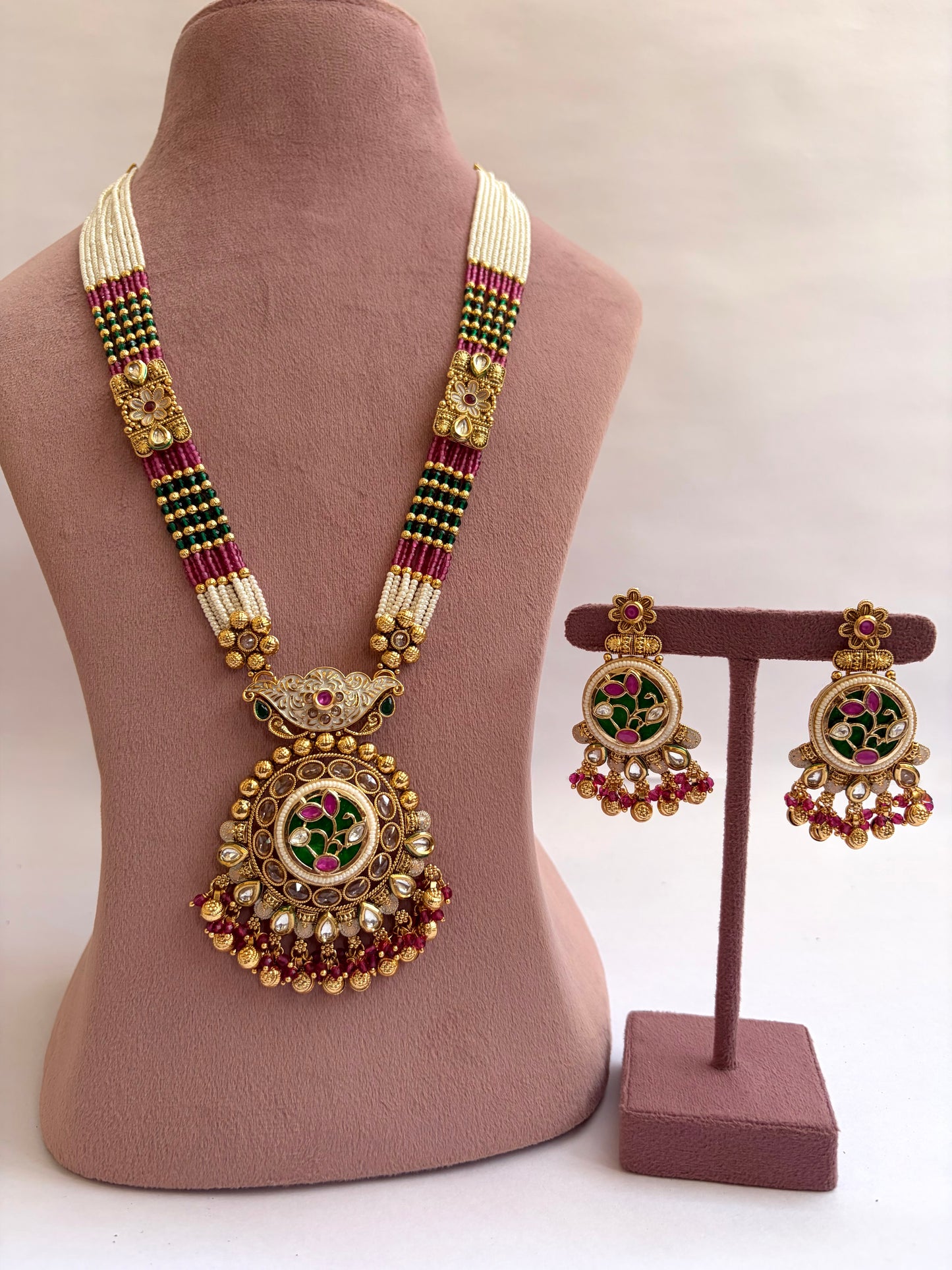Royal Long Heritage Pearl Mala Necklace