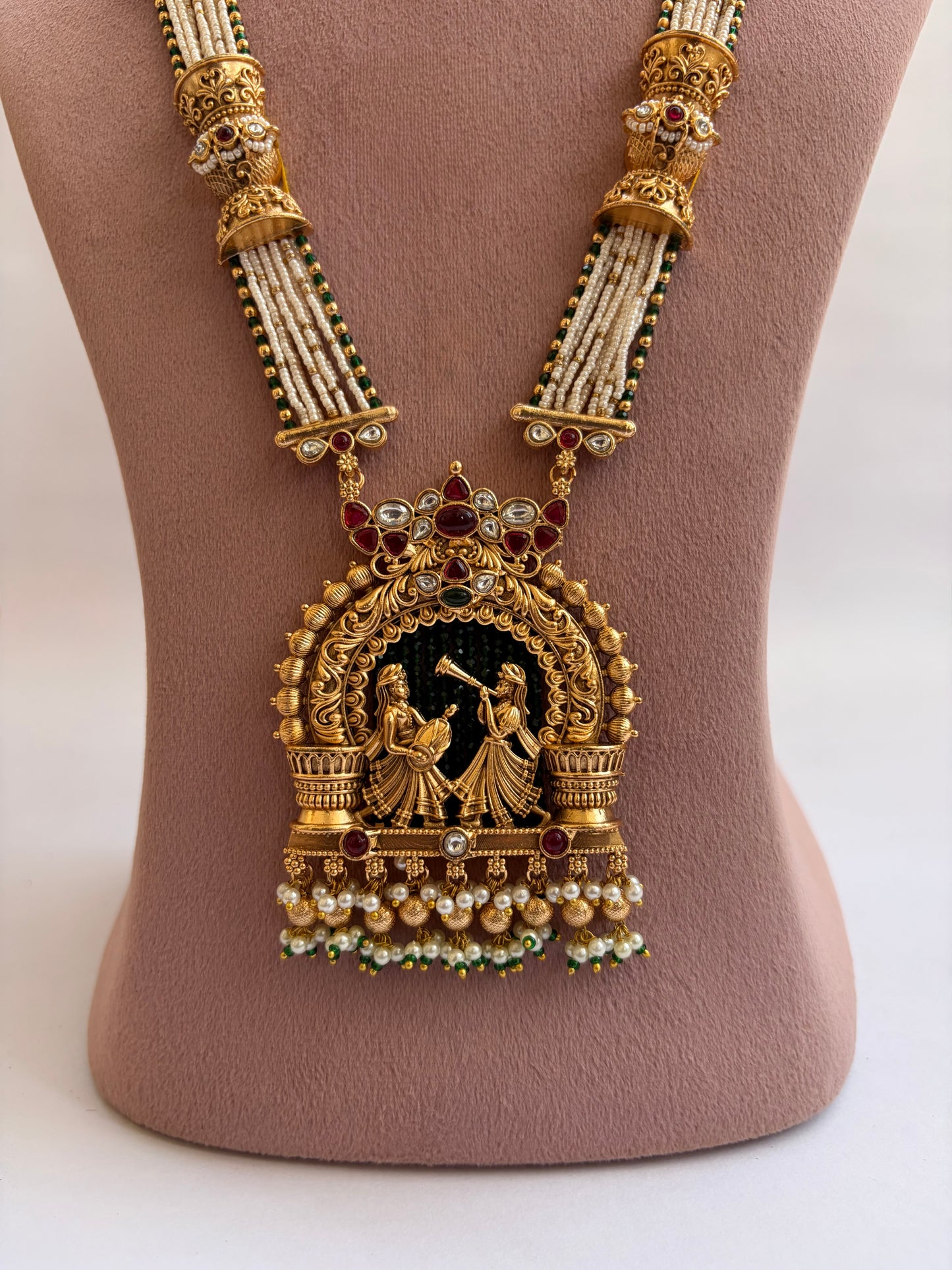 Exclusive Heritage Pearl Mala Long Necklace