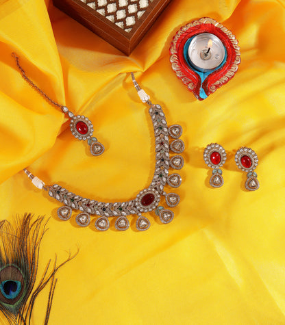 Sabyasachi Inspired Multicolour Royal Necklace